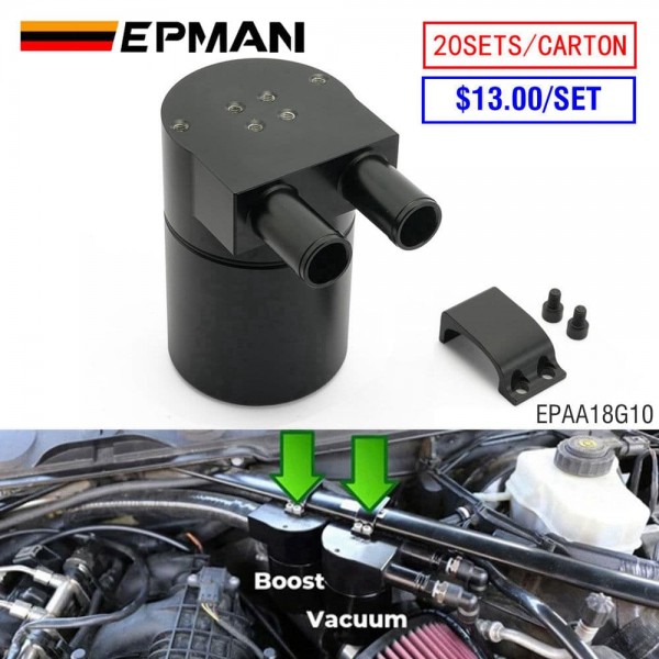 EPMAN 20SETS/CARTON Universal Racing Aluminum Alloy Reservior Oil Catch ...